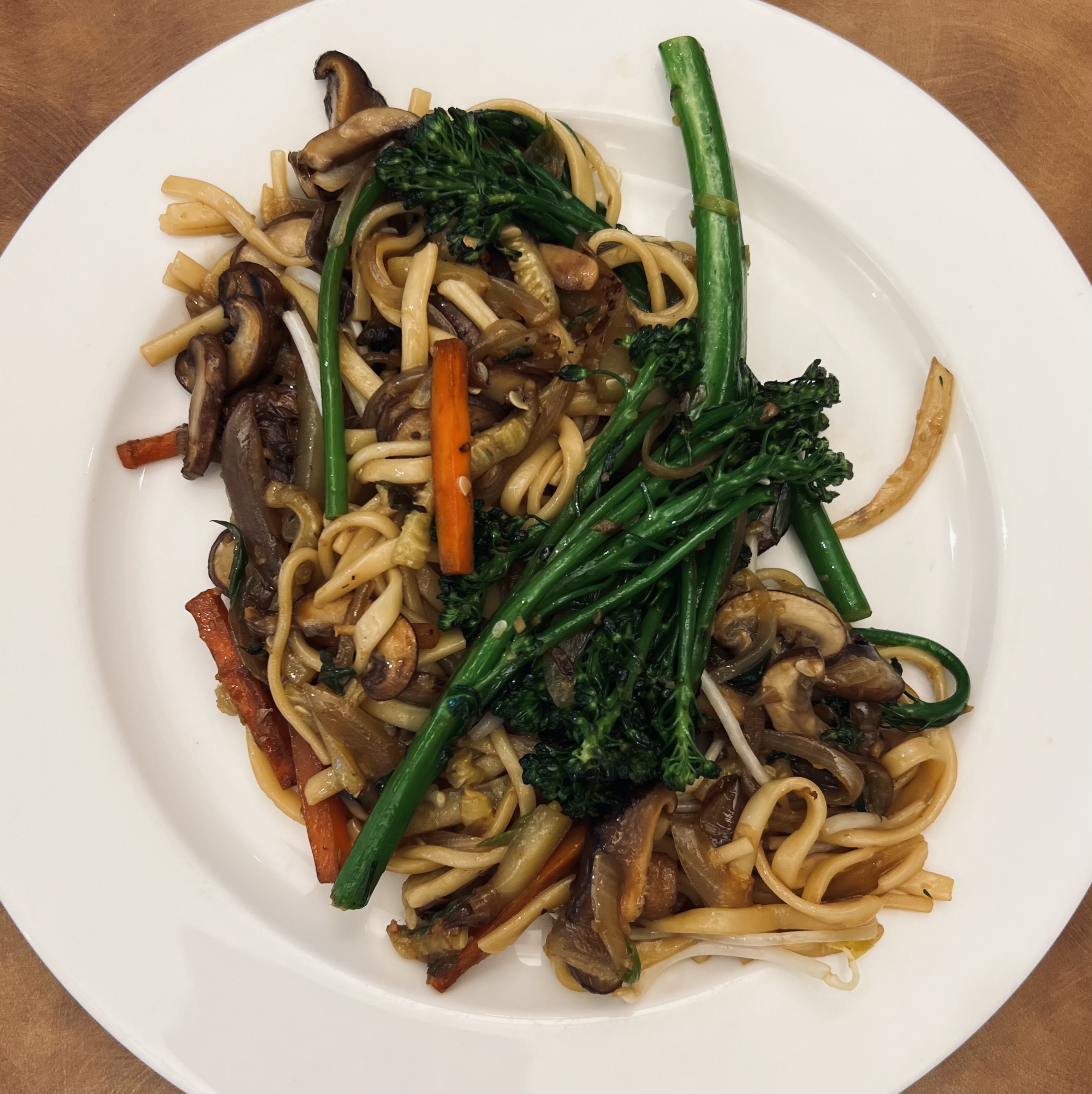 Family meal day two — Shanghai pan-fried noodles